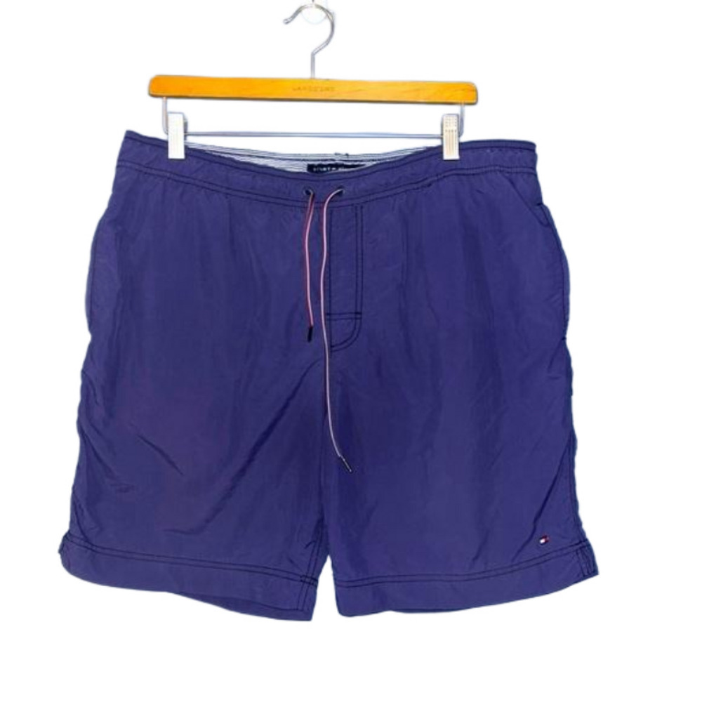 Mens Tommy Hilfiger Navy Blue board lined swim shorts XL